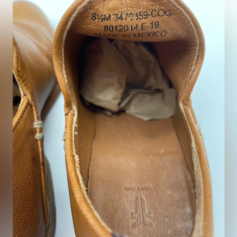 Frye Carson shootie ankle boot cognac 8.5